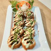 Changs Restaurant Tempura Salmon & Avocado Roll